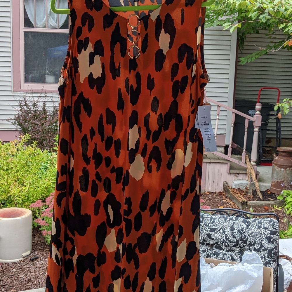 MSK printed dress